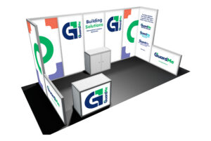 GuardMe Trade Show Booth Designs - New Rebrand