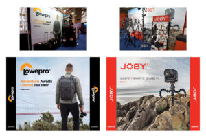 Lowepro and Joy Tradeshow Banners